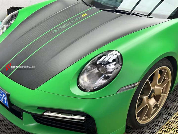 DRY CARBON HOOD for PORSCHE 911 992 CARRERA 2019+


Set includes:
Hood