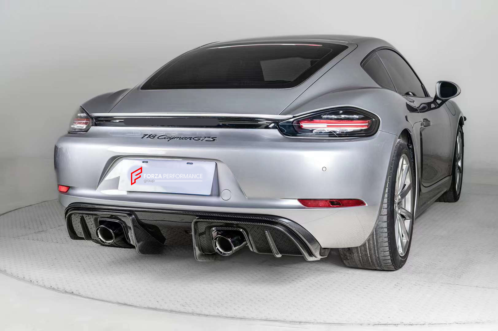 986 Boxster Rear Diffuser DRY CARBON REAR DIFFUSER for PORSCHE 982 718 CAYMAN BOXSTER 2016 ...