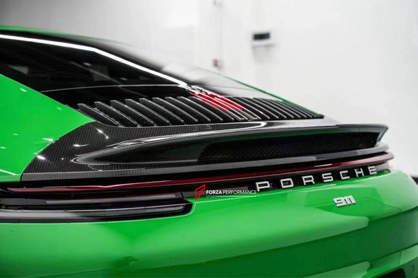 DRY CARBON REAR SPOILER DUCK TAIL GT3 STYLE FOR PORSCHE 911 992  Set includes:  Rear Spoiler