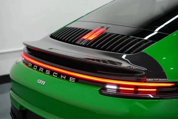 DRY CARBON REAR SPOILER DUCK TAIL GT3 STYLE FOR PORSCHE 911 992  Set includes:  Rear Spoiler