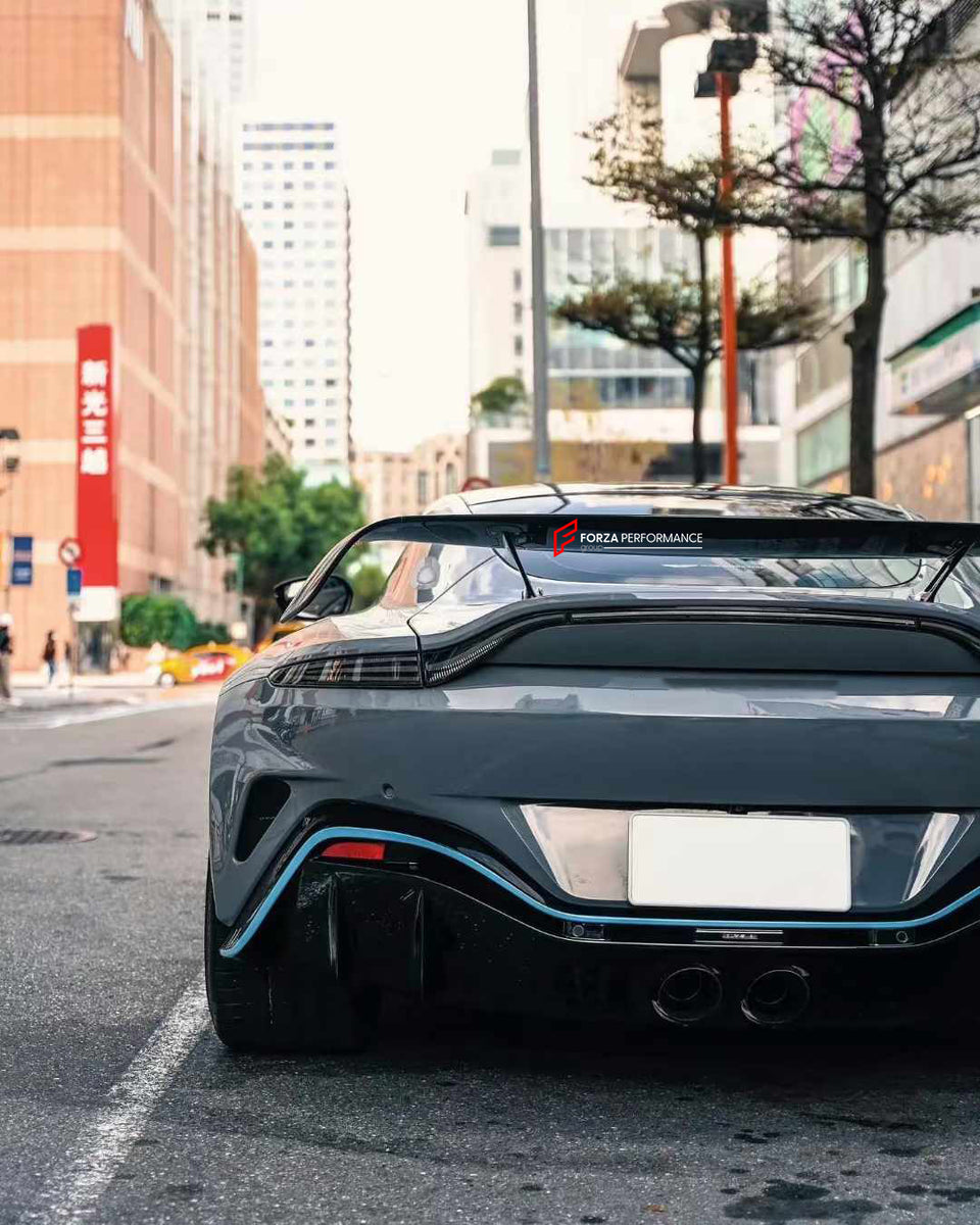 DRY CARBON REAR WING SPOILER for ASTON MARTIN VANTAGE V12 2022 - 2024 ...