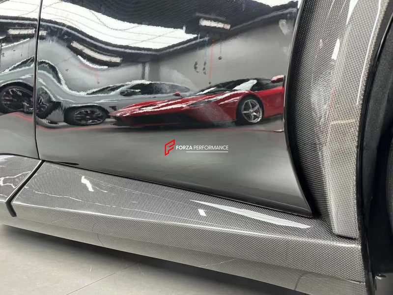 DRY CARBON SIDE SKIRTS for FERRARI PUROSANGUE