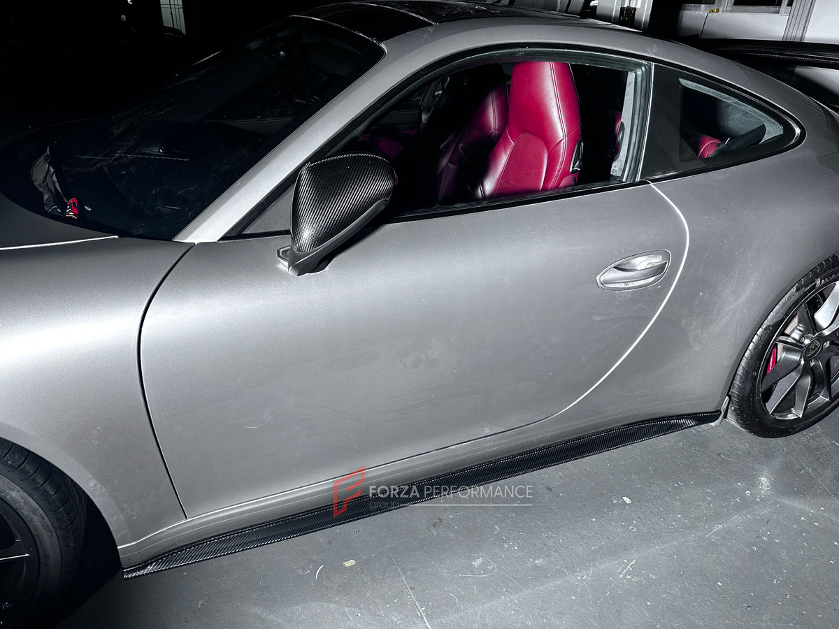 DRY CARBON SIDE SKIRTS for PORSCHE 911 991 CARRERA S C2S NARROW BODY 2012 - 2019

Set includes:
Side Skirts

Material: Dry Carbon

Note: Professional installation is required.

CONTACT US FOR PRICING

Porsche 911 991 side skirts, Dry carbon Porsche side skirts, Porsche 991 narrow body accessories, 911 Carrera S dry carbon skirts, Porsche 991 Carrera S side skirts, Carbon fiber Porsche side skirts 991, Porsche 911 991 exterior upgrades, Dry carbon side skirts 991 Carrera S, 2012-2019 Porsche 991 side skirts,