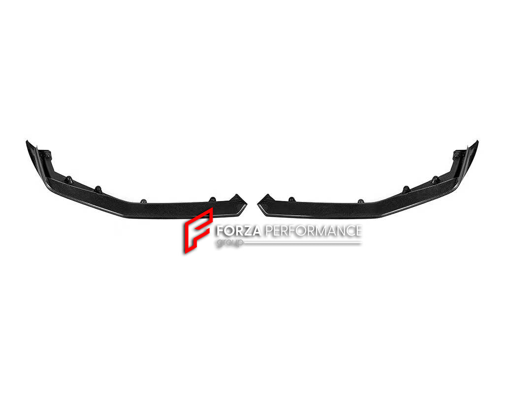 DRY CARBON AERO KIT FOR BMW M5 G90 G99 2024+
Set includes:
Front Lip
Side Mirror Covers (two options)
Side Skirts
Antenna Cover Trim 
Rear Spoiler (three options)
Rear Bumper Trims
Material: Dry Carbon
Note: Professional installation is required
