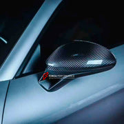 DRY CARBON FIBER SIDE MIRROR COVERS for PORSCHE 718 [982] CAYMAN BOXSTER 2016+

Set includes:&nbsp;

Side Mirror Covers

Material: DRY CARBON FIBER

NOTE: Professional installation is required.