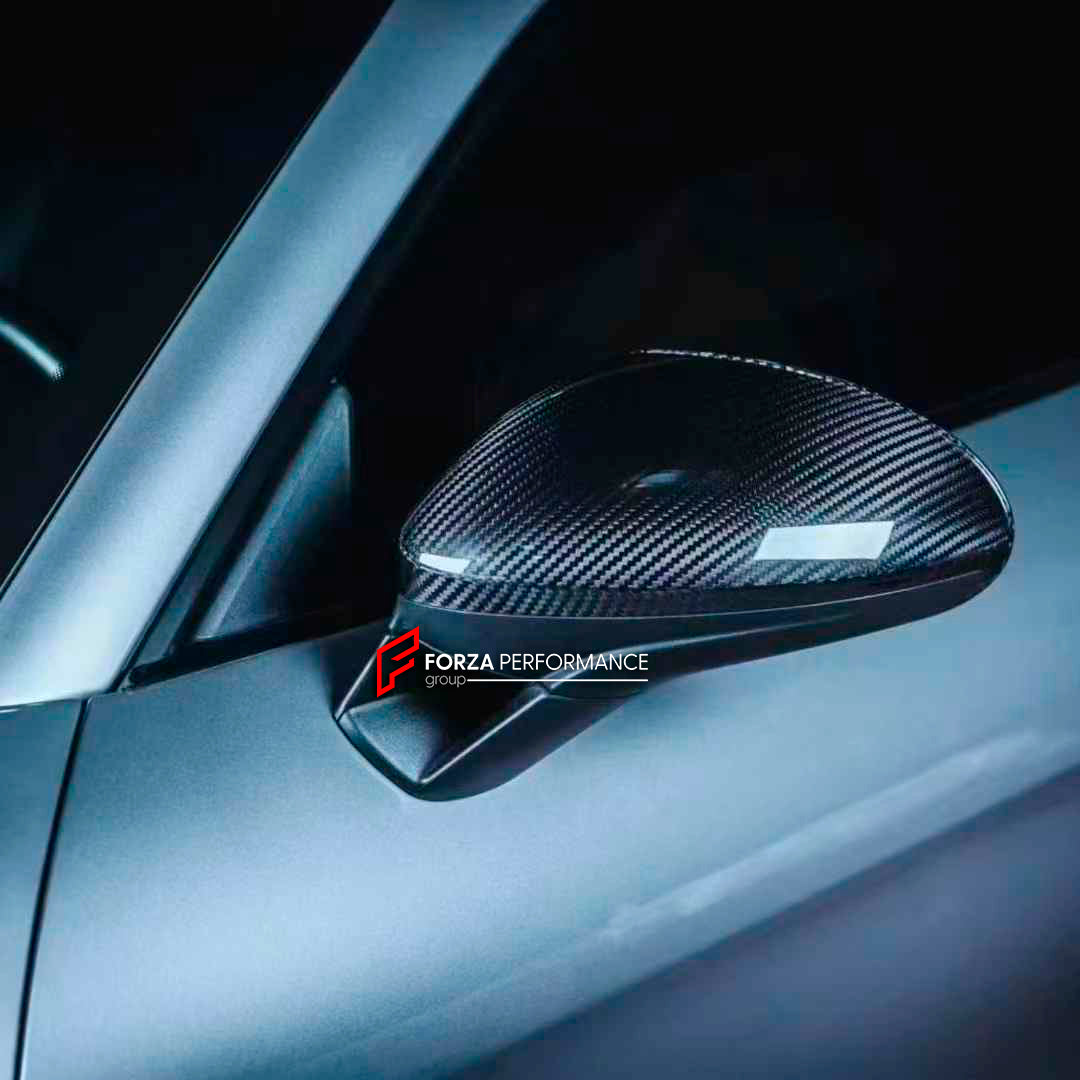 DRY CARBON FIBER SIDE MIRROR COVERS for PORSCHE 718 [982] CAYMAN BOXSTER 2016+

Set includes:&nbsp;

Side Mirror Covers

Material: DRY CARBON FIBER

NOTE: Professional installation is required.
