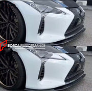DRY CARBON HEADLIGHT COVERS for LEXUS LC500 LC500H 2017 - 2019

Set includes:

Headlight Covers&nbsp;

Material: Carbon Fiber

NOTE: Professional installation is required.