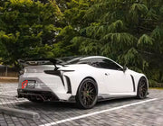 DRY CARBON SPOILER for LEXUS LC500 LC500H 2017 - 2019

Set includes:

Rear Spoiler&nbsp;


Material: Carbon Fiber

NOTE: Professional installation is required.