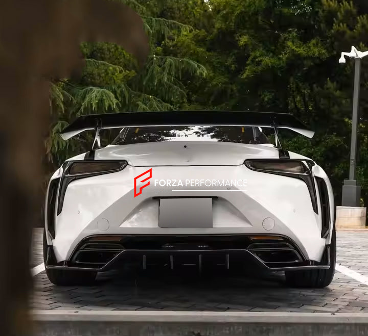 DRY CARBON SPOILER for LEXUS LC500 LC500H 2017 - 2019

Set includes:

Rear Spoiler&nbsp;


Material: Carbon Fiber

NOTE: Professional installation is required.