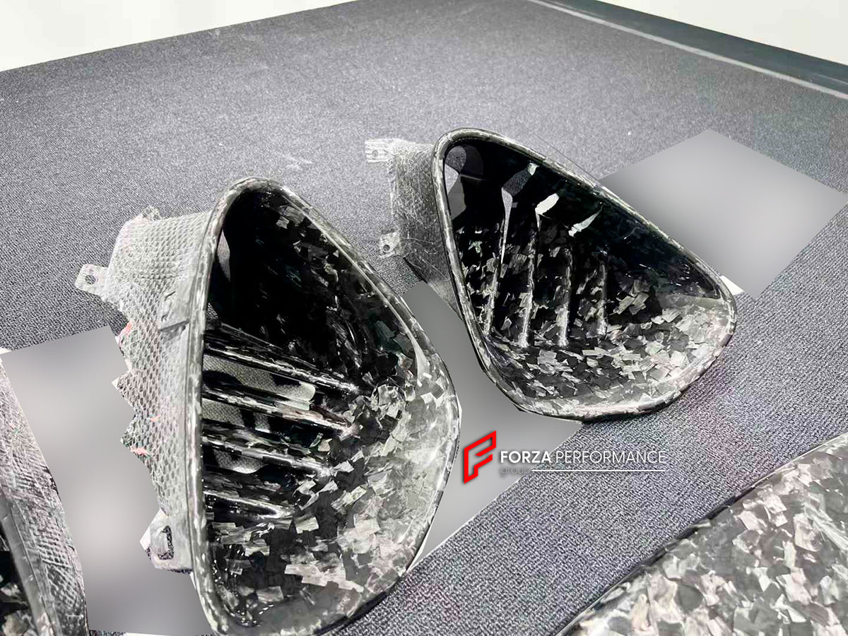 DRY CARBON BODY KIT for LOTUS EMIRA

Set includes:

Front Lip
Side Skirts
Rear Diffuser
Rear Spoiler
Front Air Vents
Side Air Vents
Rear Air Duct
Side Mirrors

Material: Dry Carbon