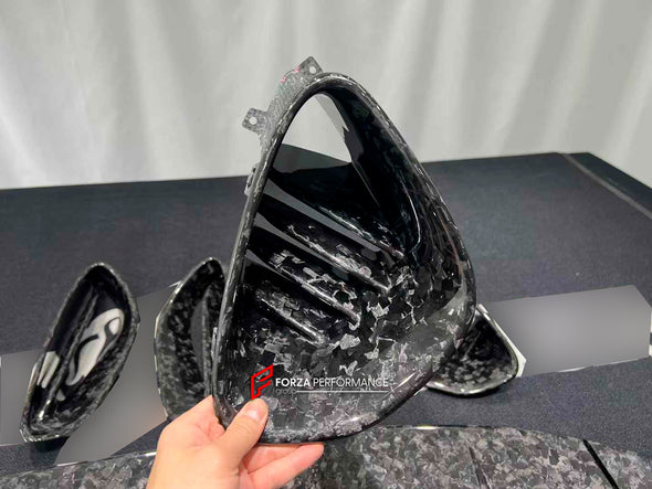 DRY CARBON BODY KIT for LOTUS EMIRA

Set includes:

Front Lip
Side Skirts
Rear Diffuser
Rear Spoiler
Front Air Vents
Side Air Vents
Rear Air Duct
Side Mirrors

Material: Dry Carbon