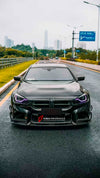 DRY CARBON FIBER BODY KIT for BMW M2/M2C G87

Set includes:

Front Lip
Front Grille
Front lower Mesh
Front fenders
Side skirts
Rear Diffuser
Rear Bumper canards
Rear Spoiler
Rear trunk (OEM size)

Material: Dry Carbon Fiber

NOTE: Professional installation is required
