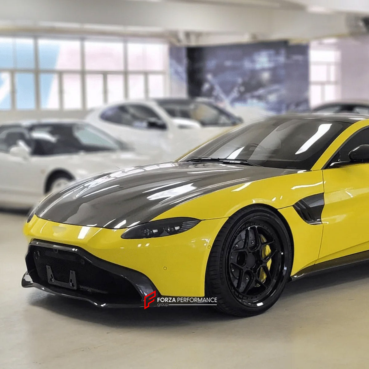 CARBON Front Lip for Aston Martin Vantage AM6 2018 - 2024
Set includes:

Front Lip
Material: Carbon Fiber

NOTE: Professional installation is required.