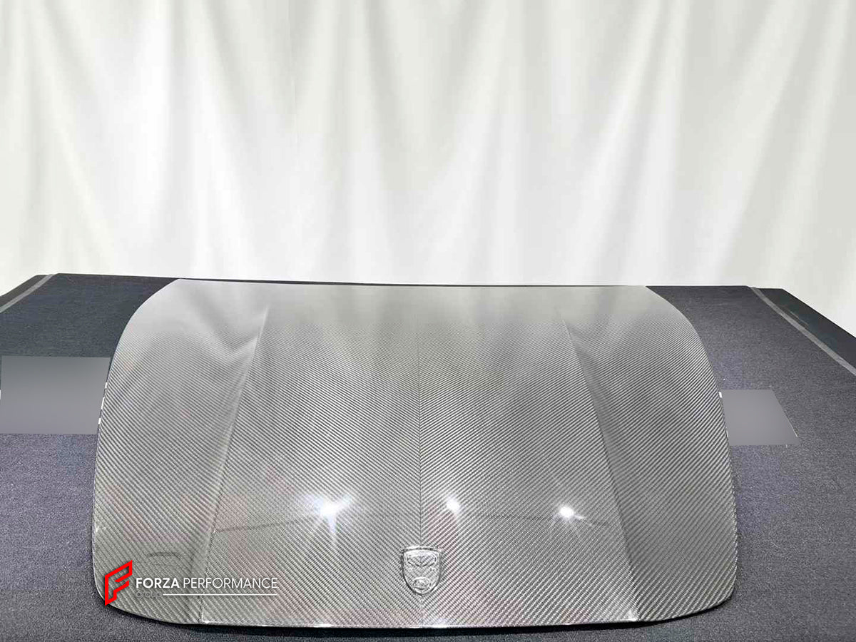 DRY CARBON HOOD for PORSCHE PANAMERA 976 2024+

Set includes:

Hood/Bonnet

Material: Dry Carbon

Note: Professional installation is required.