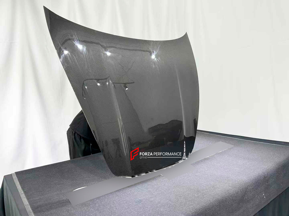 DRY CARBON HOOD for PORSCHE PANAMERA 976 2024+

Set includes:

Hood/Bonnet

Material: Dry Carbon

Note: Professional installation is required.