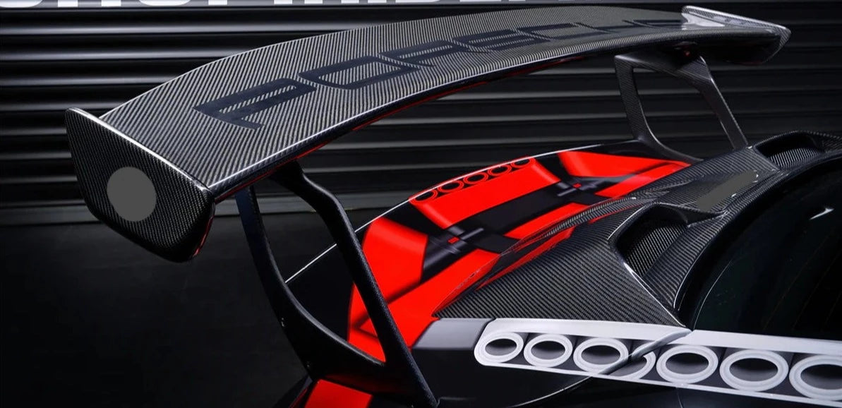 AUTHENTIC DARWINPRO CARBON REAR SPOILER for PORSCHE 911 991 991.2 CARRERA  Set includes:  Rear Spoiler