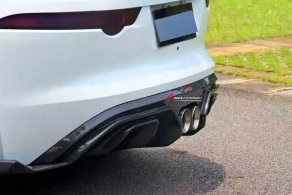 Carbon Fiber Rear Diffuser for Jaguar F-Type 2015 - 2018