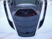 Dry carbon rear engine cover trunk vent for MCLAREN 720S Coupe 2017+