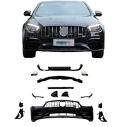 BODY KIT for MERCEDES BENZ W213 2020+ E63 AMG STYLE

Set includes:


Front Bumper Assembly
Rear Diffuser
Exhaust Tips

Material: Plastic PP/ABS

NOTE: Professional installation is required
