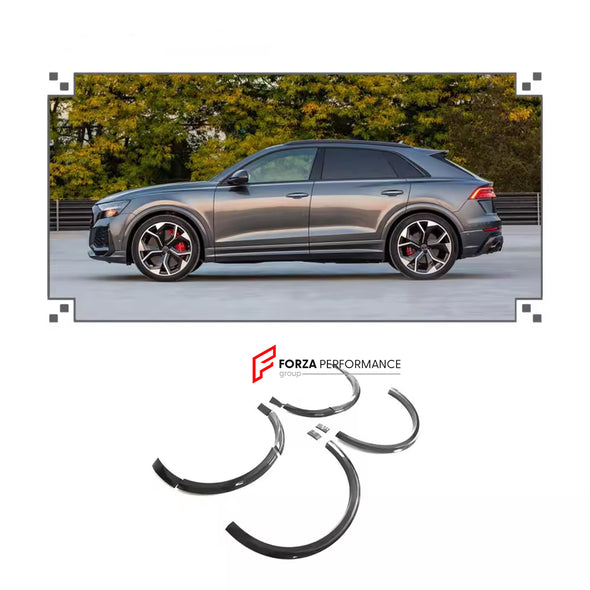 Carbon Fiber Wheel Arch Trims for Audi RSQ8 2021+