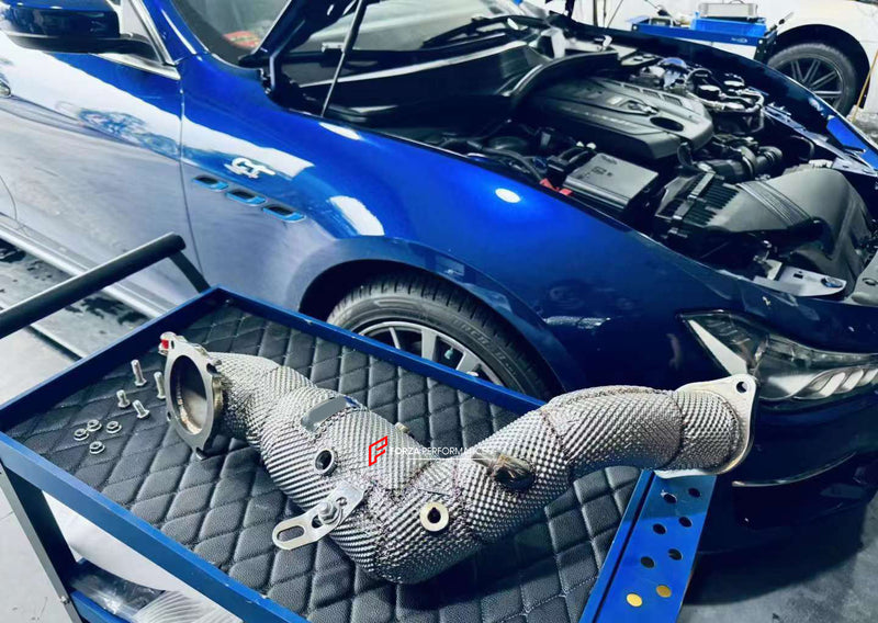 EXHAUST CATLESS DOWNPIPE for MASERATI GHIBLI 2.0T 2021+
