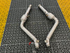 EXHAUST CATLESS DOWNPIPE for MERCEDES-BENZ G-CLASS G550 2013 5.5L  Material: Stainless Steel  Optionally:  For an extra cost we can add heat shield protection 200 cell catalytic converter