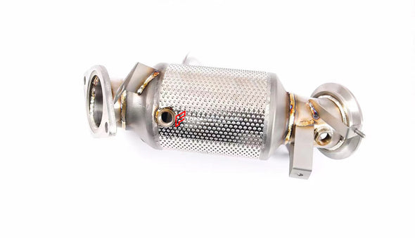 EXHAUST DOWNPIPE for CADILLAC CT4 2.0T 2019+  Material: Stainless steel  Optionally for an extra cost:  Heat shield protection 200 cell catalytic converter