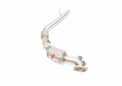 EXHAUST DOWNPIPE for JEEP WRANGLER IV JL 4.0T  Material: Stainless steel  Optionally:  for an extra cost we can add a heat shield protection 200 cell catalytic converter