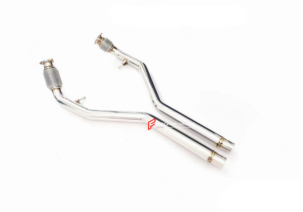 EXHAUST SYSTEM for AUDI A7 C8 S-LINE 3.0T 2019+  Set includes:  Center Pipes Muffler with valves Exhaust tips Valve control box with remote control (you may also reuse your factory exhaust valve motors