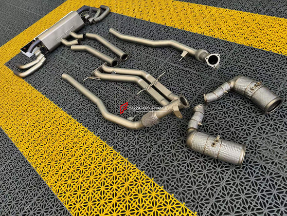 EXHAUST SYSTEM for AUDI RSQ8 4M 4.0T 2019&nbsp;    Set includes:  Exhaust pipe Mufflers with valve Exhaust tips