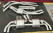 EXHAUST SYSTEM for BENTLEY BENTAYGA PL71 FACELIFT 4.0T 2020+  Valved exhaust, meaning that has remote, controlled valves - allowing a switch between an aggressive loud sports sound and a sound that is closer to the OEM sound.  Set includes:  Exhaust Pipe Downpipes Mufflers with Valve Exhaust Tips