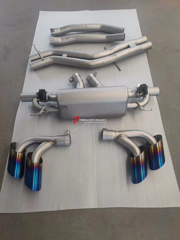 EXHAUST SYSTEM for LAMBORGHINI URUS 4.0T  Set includes:  Exhaust pipe Muffler with valve Exhaust tips