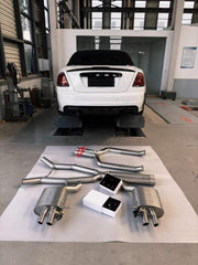 EXHAUST SYSTEM for ROLLS-ROYCE DAWN 6.6T    Set includes:  Exhaust pipe Mufflers with valve Exhaust tips