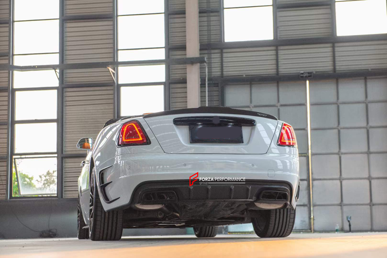 EXHAUST SYSTEM for ROLLS-ROYCE DAWN 6.6T    Set includes:  Exhaust pipe Mufflers with valve Exhaust tips