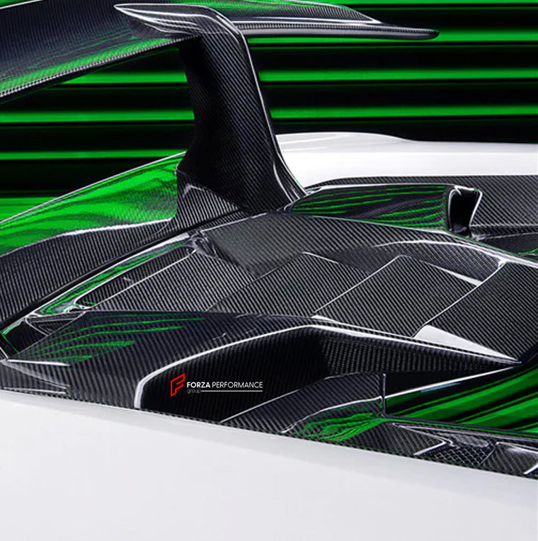 Dry Carbon Fiber Rear Engine Cover RWD Style for Lamborghini Huracan EVO 2019+