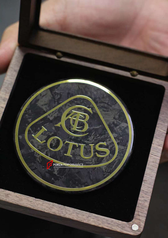 FORGED CARBON HOOD EMBLEM LOGO for LOTUS EMIRA | ELETRE

Set includes:

Hood Emblem Logo