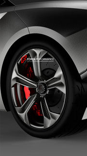 FORZA PERFORMANCE DRY CARBON FORGED WHEELS RIMS for LAMBORGHINI SESTO ELEMENTO 2011 custom fit OEM DESIGN