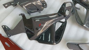 FORZA DRY CARBON INTERIOR KIT for FERRARI 488 GTB, SPIDER  Set includes:  Door Sills Air Conditioning Trims Glove Box Panel Shift Paddles Air Conditioning Control Panel Center Console Bridge Inner Door Panels