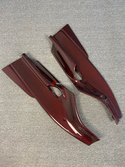 FORZA DRY CARBON INTERIOR KIT for FERRARI 488 GTB, SPIDER  Set includes:  Door Sills Air Conditioning Trims Glove Box Panel Shift Paddles Air Conditioning Control Palnel Center Console Bridge Inner Door Panels
