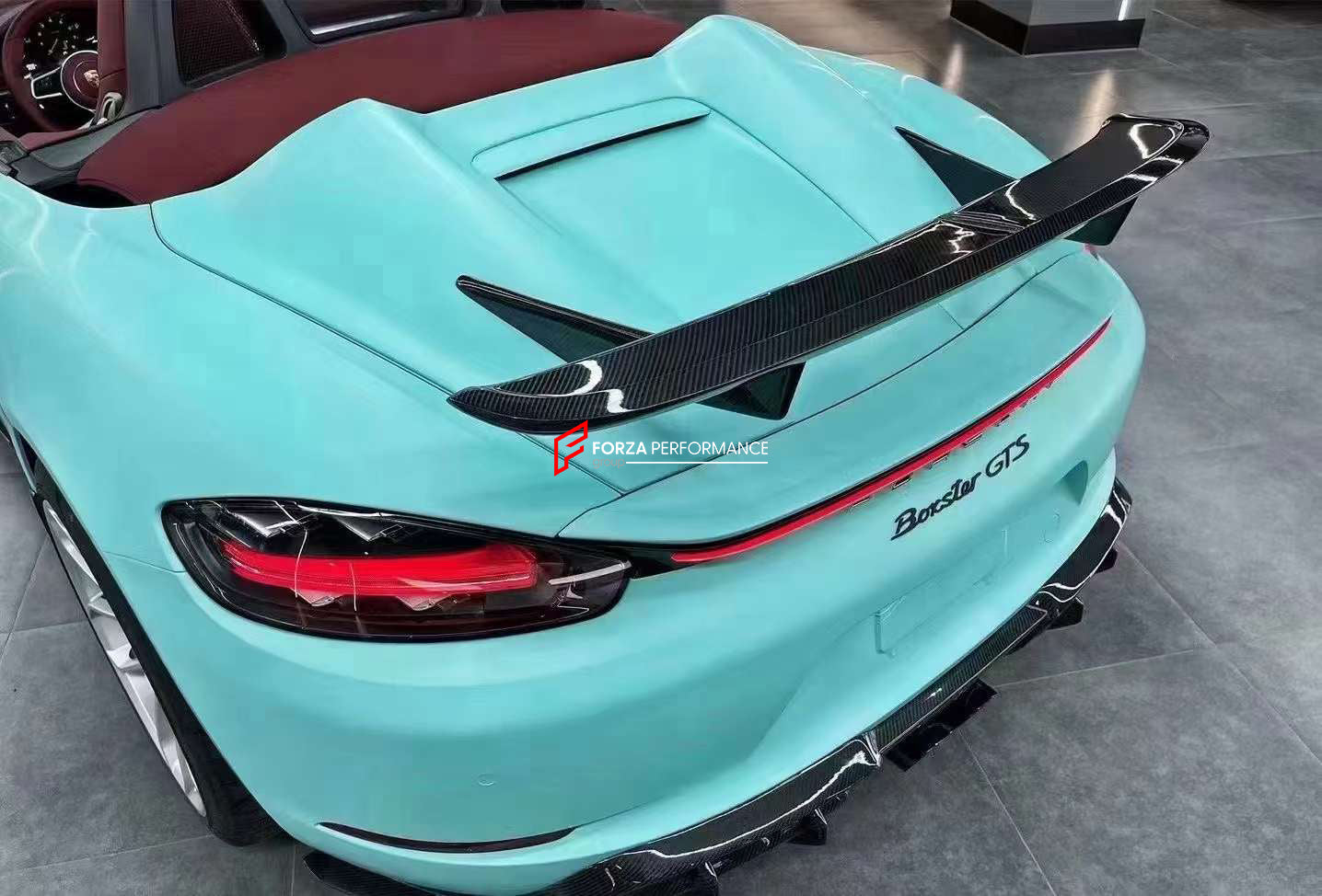 DRY CARBON REAR SPOILER for PORSCHE 718 982 – Forza Performance Group
