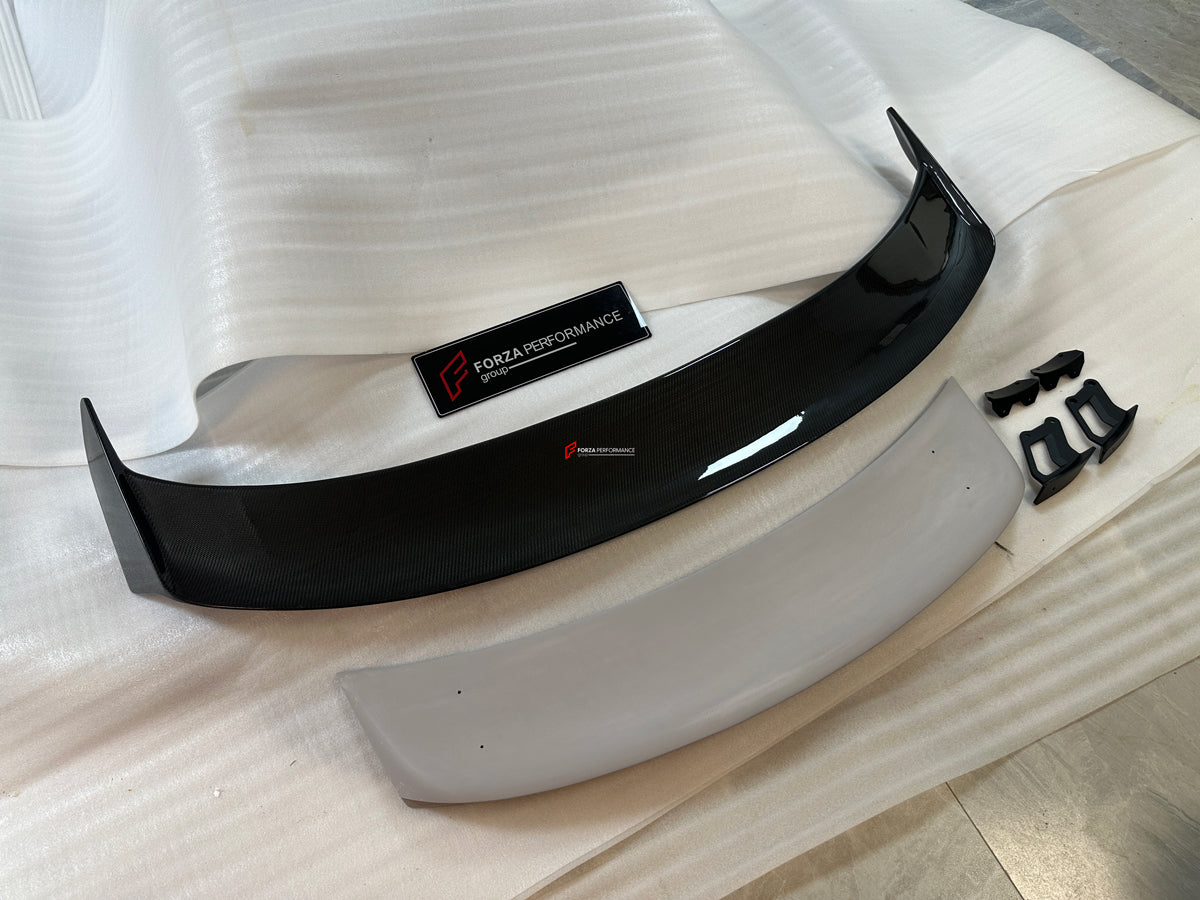 WEISSACH GT STYLE DRY CARBON REAR SPOILER for PORSCHE TAYCAN J1 TURBO 2020+