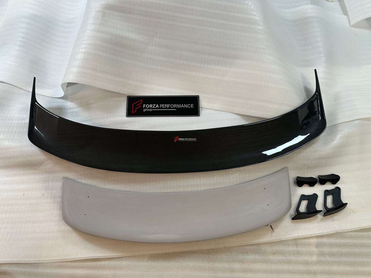 WEISSACH GT STYLE DRY CARBON REAR SPOILER for PORSCHE TAYCAN J1 TURBO 2020+