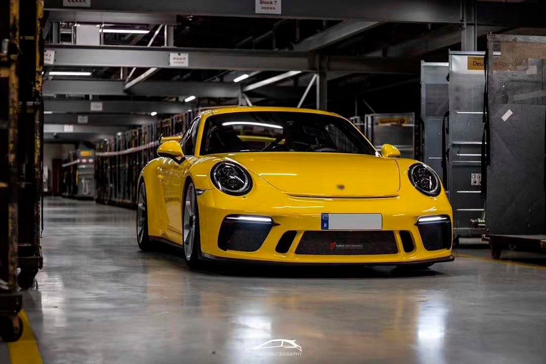 CONVERSION UPGRADE FRONT BUMPER for PORSCHE 911 991.1 991.2 CARRERA S 2011 - 2020 upgrade to GT3