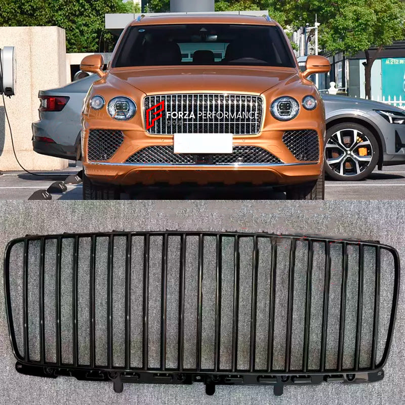 FRONT GRILLE FOR BENTLEY BENTAYGA PL71 FACELIFT 2020+

Set includes:

Front Grille

Material: ABS Plastic

NOTE: Professional installation is required. Please double-check described part number with your dealer