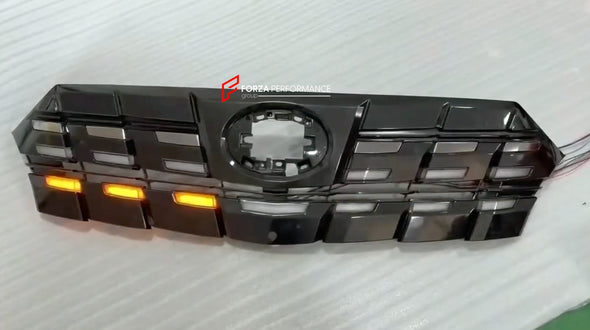 FRONT GRILLE WITH LED LIGHTS for TOYOTA ALPHARD 40 2024  Set includes:  Front Grille