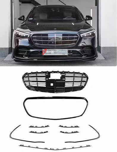 FRONT GRILLE for MERCEDES-BENZ S-CLASS W223 2020+  Set includes:  Front Grille