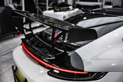 FULL DRY CARBON BODY KIT V3 for PORSCHE 911 992 2018+  Set includes:  Front Lip Front Bumper Vents Side Skirts Hood/Bonnet Spoiler Rear Bumper Mirror Covers Trunk Spoiler Exhaust Tips