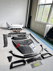 FULL DRY CARBON BODY KIT V3 for PORSCHE 911 992 2018+  Set includes:  Front Lip Front Bumper Vents Side Skirts Hood/Bonnet Spoiler Rear Bumper Mirror Covers Trunk Spoiler Exhaust Tips