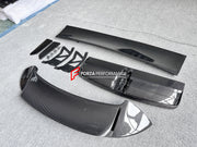 FULL DRY CARBON BODY KIT V3 for PORSCHE 911 992 2018+  Set includes:  Front Lip Front Bumper Vents Side Skirts Hood/Bonnet Spoiler Rear Bumper Mirror Covers Trunk Spoiler Exhaust Tips