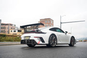 FULL DRY CARBON BODY KIT V3 for PORSCHE 911 992 2018+  Set includes:  Front Lip Front Bumper Vents Side Skirts Hood/Bonnet Spoiler Rear Bumper Mirror Covers Trunk Spoiler Exhaust Tips